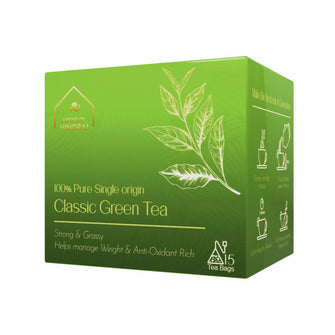 Herbal Classic Green Tea Bags - (1 box of 15 sachets)