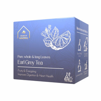 Herbal Earl Grey Tea Bags - (1 box of 15 sachets)
