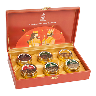 Hindraj sampler box of exotic herbal tea collection - Indulge in  Floral Tranquility